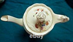 Rare Ensemble de café/thé de jardin pour amoureux de pièces vintage complètes 15 pièces parfaites Crown Ducal