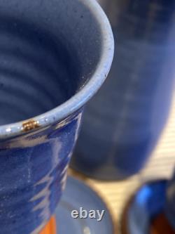 Rare Pottery Écossaise par Brian Collingwood Ensemble de Café Vintage & Ensemble de Vin