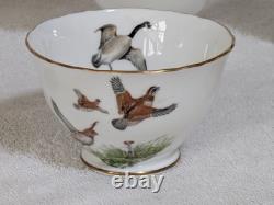 Rare Vintage 16 pièces Service à café de la série Game en porcelaine Crown Staffordshire Patt No A16411