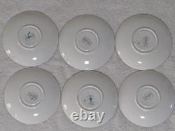 Rare Vintage 16 pièces Service à café de la série Game en porcelaine Crown Staffordshire Patt No A16411