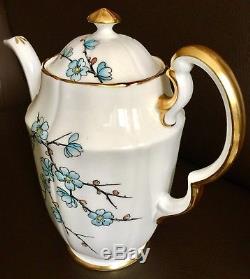 Rare Vintage (1947) Adderley Chinese Blossom Service À Thé / Café En Porcelaine Anglaise