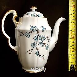 Rare Vintage (1947) Adderley Chinese Blossom Service À Thé / Café En Porcelaine Anglaise