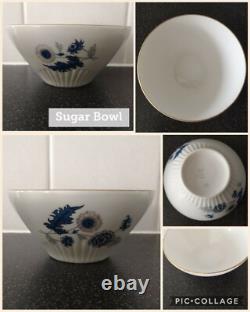 Rare Vintage EPIAG DF Tchécoslovaquie Bohême Service à Thé Café Floral pour 4