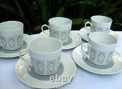 Rare Vintage Seltmann Weiden W. Allemagne Bavarian Café De Porcelaine Tea Set In Aust