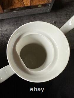 Rare ensemble de café en poterie Rorstrand Suède des années 1950 motif tweed pour 6 personnes