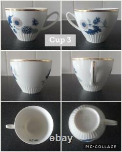 Rare ensemble de service à thé et à café floral EPIAG DF Tchécoslovaquie Bohême vintage rare pour 4 personnes