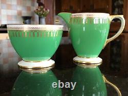 Rare service à café Copeland Spode Ryde Green vintage