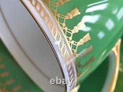 Rare service à café Copeland Spode Ryde Green vintage