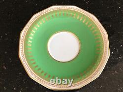 Rare service à café Copeland Spode Ryde Green vintage