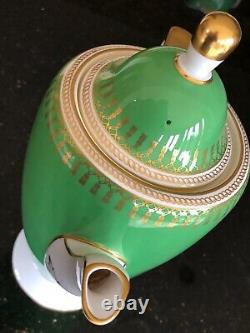 Rare service à café Copeland Spode Ryde Green vintage