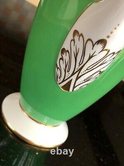 Rare service à café Copeland Spode Ryde Green vintage