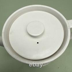 Rare service à café Portmeirion Totem blanc vintage rare Susan William Ellis de collection