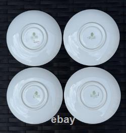 Rare service à café vintage Wedgwood en porcelaine fine, décor April Colours W4147, pour 4 personnes, très bon état, Angleterre
