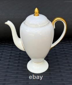 Rare service à café vintage Wedgwood en porcelaine fine, décor April Colours W4147, pour 4 personnes, très bon état, Angleterre
