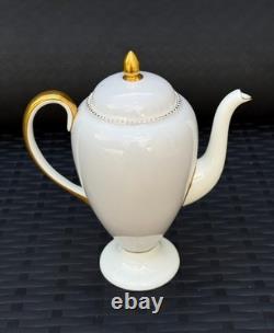 Rare service à café vintage Wedgwood en porcelaine fine, décor April Colours W4147, pour 4 personnes, très bon état, Angleterre