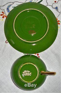 Richard Ginori Vert Et Or Vintage Set Café