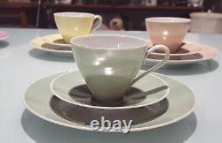Rosenthal Vintage BETTINA #3256 Tasse à café et soucoupe Pastel et assiette Allemagne