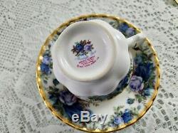 Royal Albert Moonlight Rose Vintage Set Thé, Café Mis En Porcelaine Angleterre