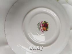 Royal Albert Old Country Roses China Coffee Set En Excellent Condition