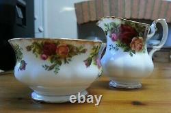 Royal Albert Old Country Roses Ensemble De Café Complet Pour Six Personnes Avec 15 Pièces