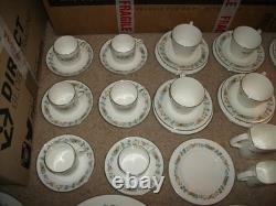 Royal Doulton Pastorale Service de table, thé et café 50 pièces