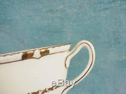 Royal Doulton Vintage Tea Coffee Set Découpe De Bords Dorés Crème 1938 V1926
