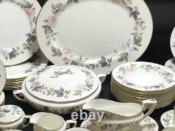 Royal Worcester June Garland 72pc Dinner Service Tea & Coffee Sets X 8 Ex Cond