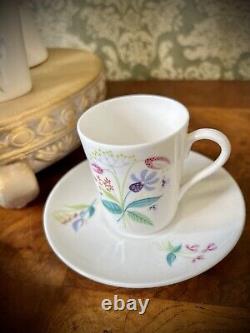 SERVICE À CAFÉ EN PORCELAINE STIG LINDBERG 9 PIÈCES (plus couvercle) Vintage