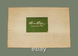 SERVICE À CAFÉ SUSIE COOPER ORCHID pour 6 Tasses et Soucoupes en Chine Anglaise Vintage Verte