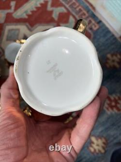 SERVICE À CAFÉ VINTAGE EN CHINE EPIAG AVEC BRILLANCE D'OR X6 Tchécoslovaquie, Cruche, Sucrier