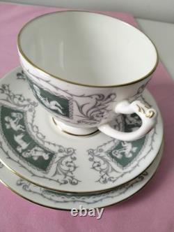 SERVICE VINTAGE COALPORT REVELRY ADAM GREEN Ensemble complet, 21 pièces en porcelaine fine, Angleterre