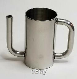 Sergio Asti Vintage 70 Pour ICM Italie Postmoderne Inox Expresso Set