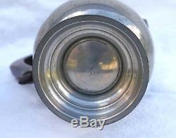 Service À Café Vintage En Etain, France, Manche En Palissandre Etain De Paris