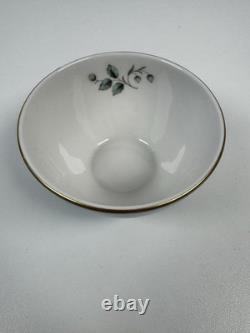 Service à café 24 pièces Vintage Royal Doulton T. C. 1010 Rose Elegans pour 7 personnes