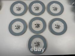 Service à café 24 pièces Vintage Royal Doulton T. C. 1010 Rose Elegans pour 7 personnes