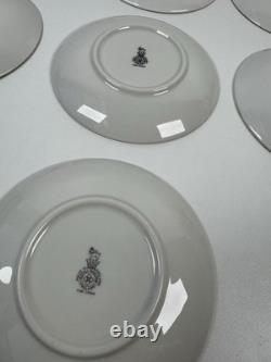 Service à café 24 pièces Vintage Royal Doulton T. C. 1010 Rose Elegans pour 7 personnes