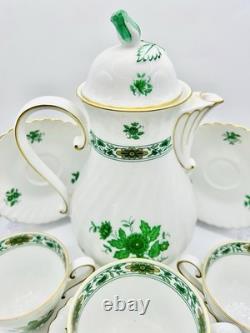 Service à café AK Kaiser, Allemagne de l’Ouest, pour 6 personnes / Motif Schönbrunn / + pièces supplémentaires / Vintage, très bon état