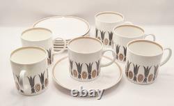 Service à café Corinthien Vintage Susie Cooper, Porcelaine Fine, C2056