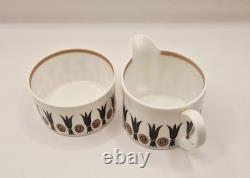 Service à café Corinthien Vintage Susie Cooper, Porcelaine Fine, C2056