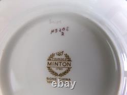 Service à café Minton Game Birds. Peint à la main, signé. 6 tasses/cans et soucoupes. Vintage