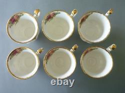 Service à café Royal Albert Old Country Roses 22 pièces, trio théière, assiette, pichet, bol