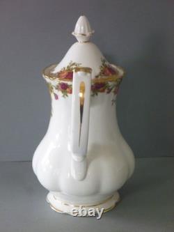 Service à café Royal Albert Old Country Roses 22 pièces: vieille théière, trio, assiette, pichet, bol