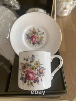 Service à café Royal Worcester Vintage en boîte pour 6 personnes avec boîte d'origine