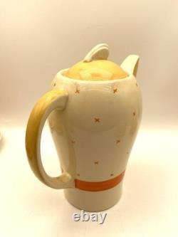 Service à café Susie Cooper Burslem 5 tasses et soucoupes plus cafetière vintage