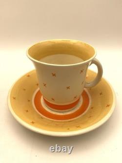 Service à café Susie Cooper Burslem 5 tasses et soucoupes plus cafetière vintage