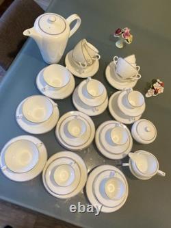 Service à café Wedgwood Pièces vintage MYSTIQUE BLEU & BLANC