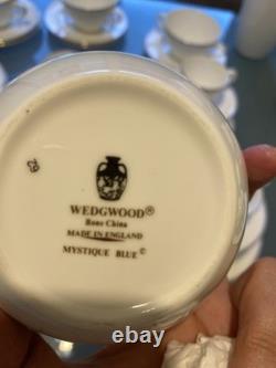 Service à café Wedgwood Pièces vintage MYSTIQUE BLEU & BLANC