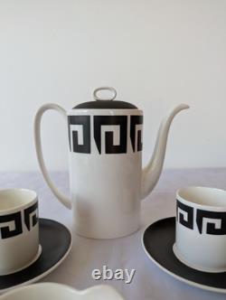 Service à café Wedgwood Vintage Susie Cooper Black Keystone