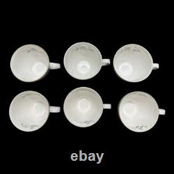 Service à café complet de 6 pièces Vintage Royal Doulton T. C. 1010 Rose Elegans