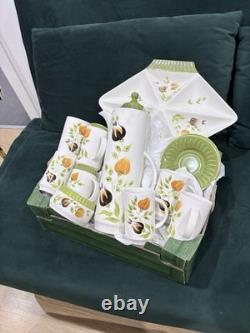 Service à café complet vintage Crown Devon Fieldings Staffordshire